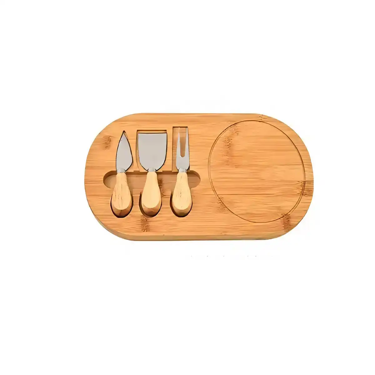 Bamboo Cutting Board Duo with Grooves