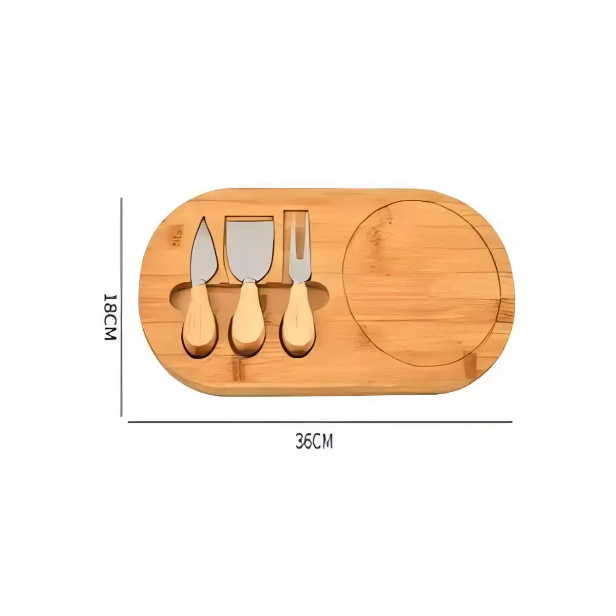 Bamboo Cutting Board Duo with Grooves product detail view