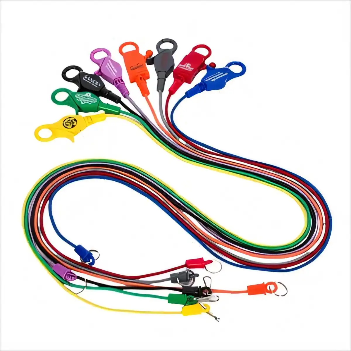 Metal Spring Casino Lanyard product with accessories