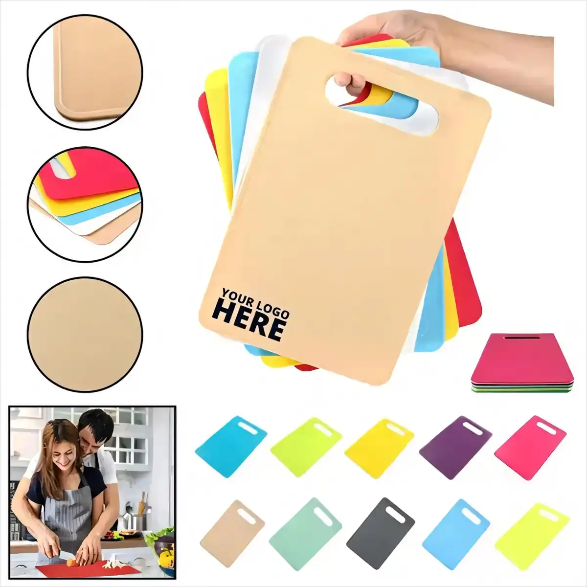 BPA Free Silicone Cutting Mats Set