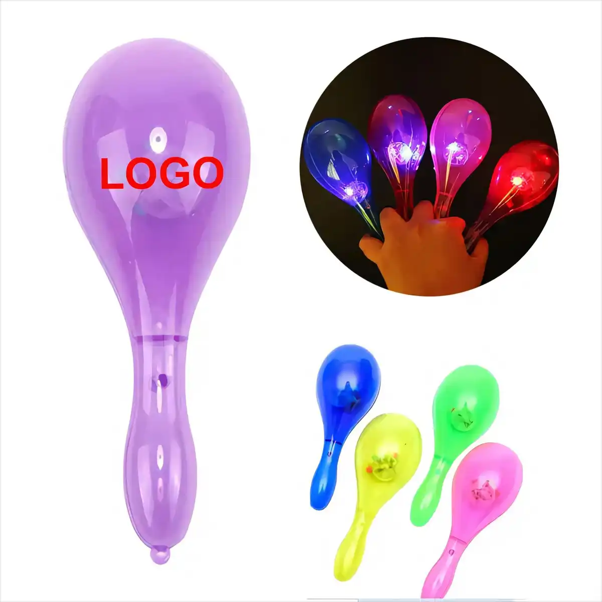 Neon Maracas for Kids
