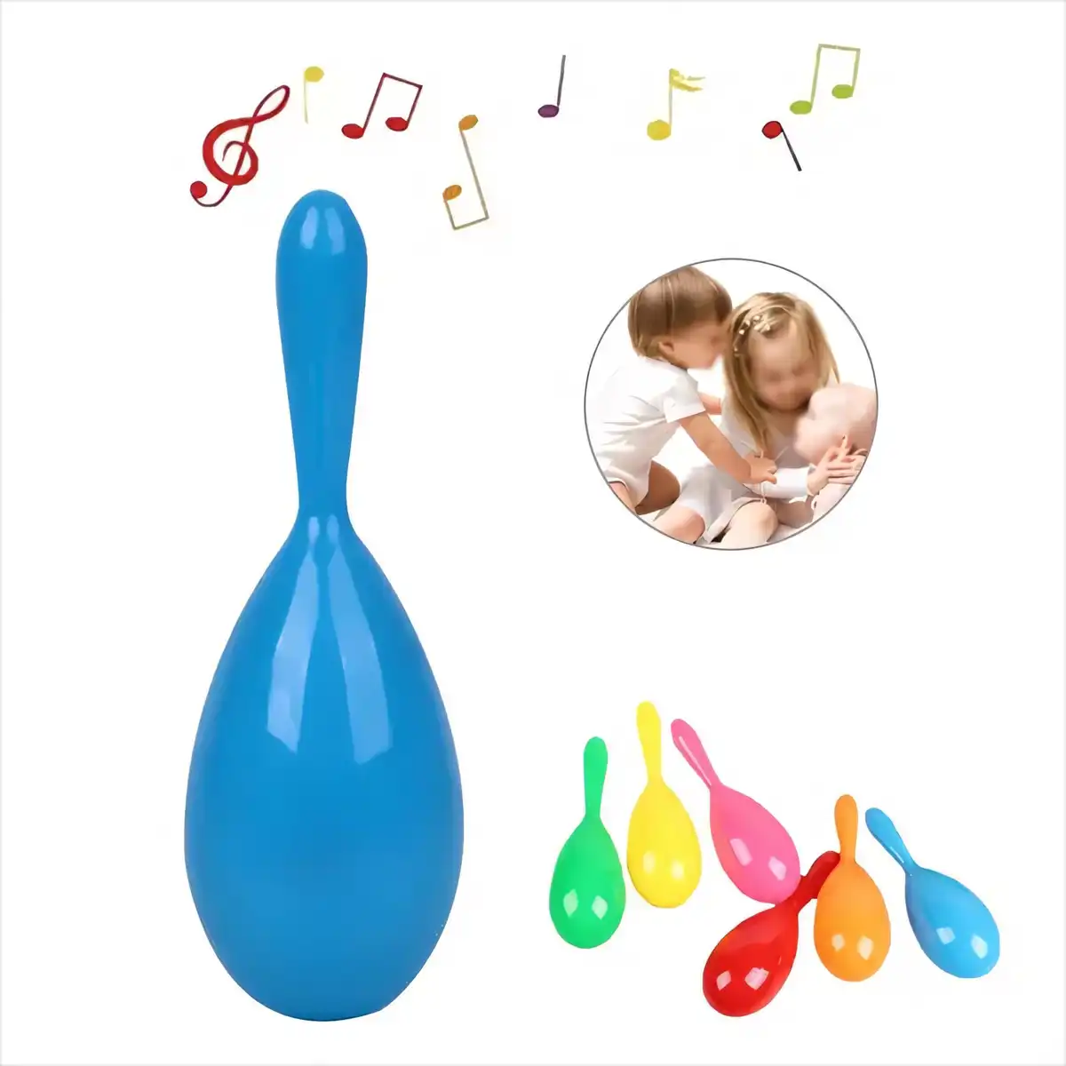 Vibrant Maracas for Kids Parties