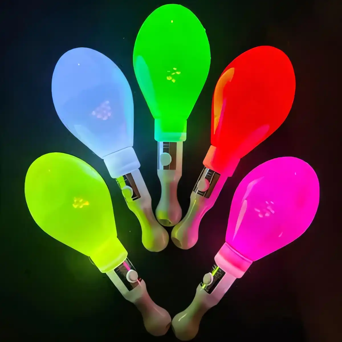 Glow Maracas Party Shakers alternate product angle