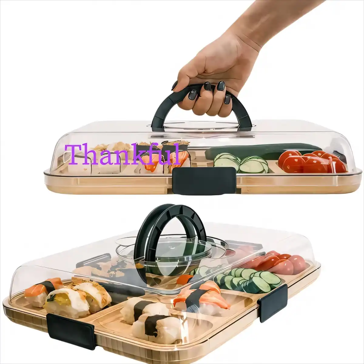 Bamboo Serving Board with Lid