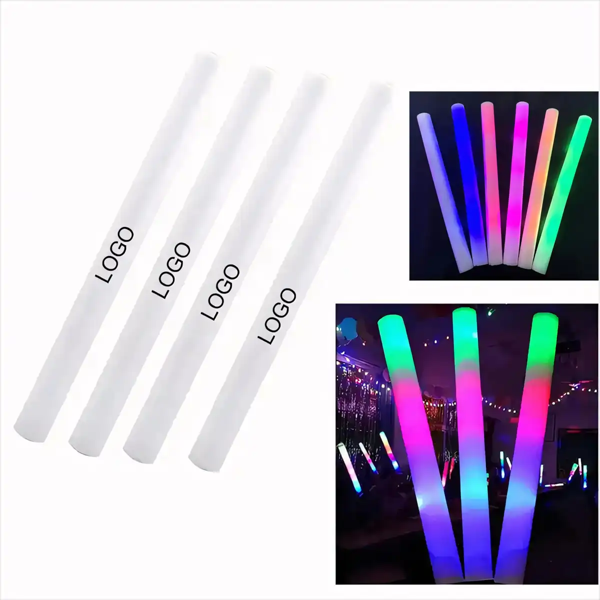 LED Foam Glow Sticks Party