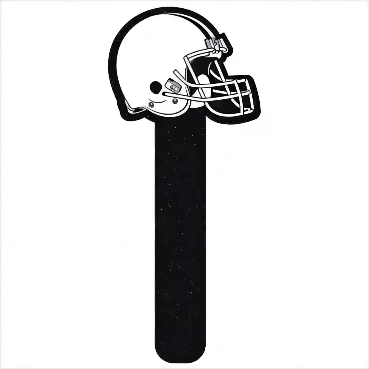 Foam Football Helmet Hand Waver product close-up