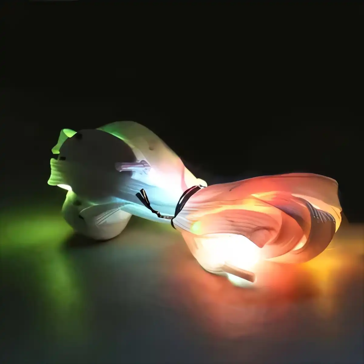 LED Nylon Shoelaces Multi Color alternate product angle