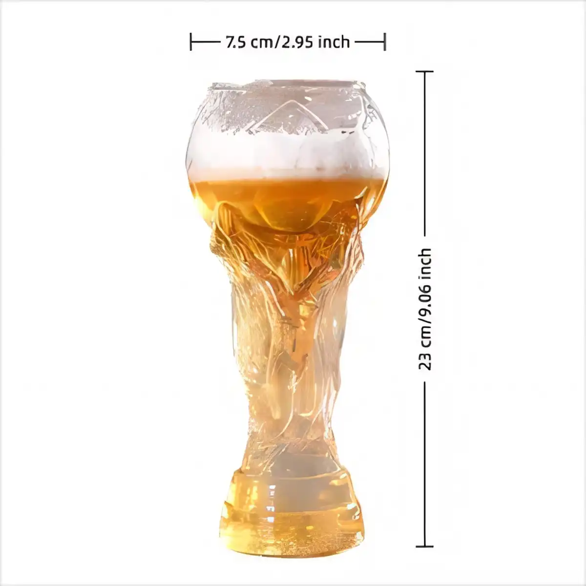 Trophy Beer Glass 27oz product detail view