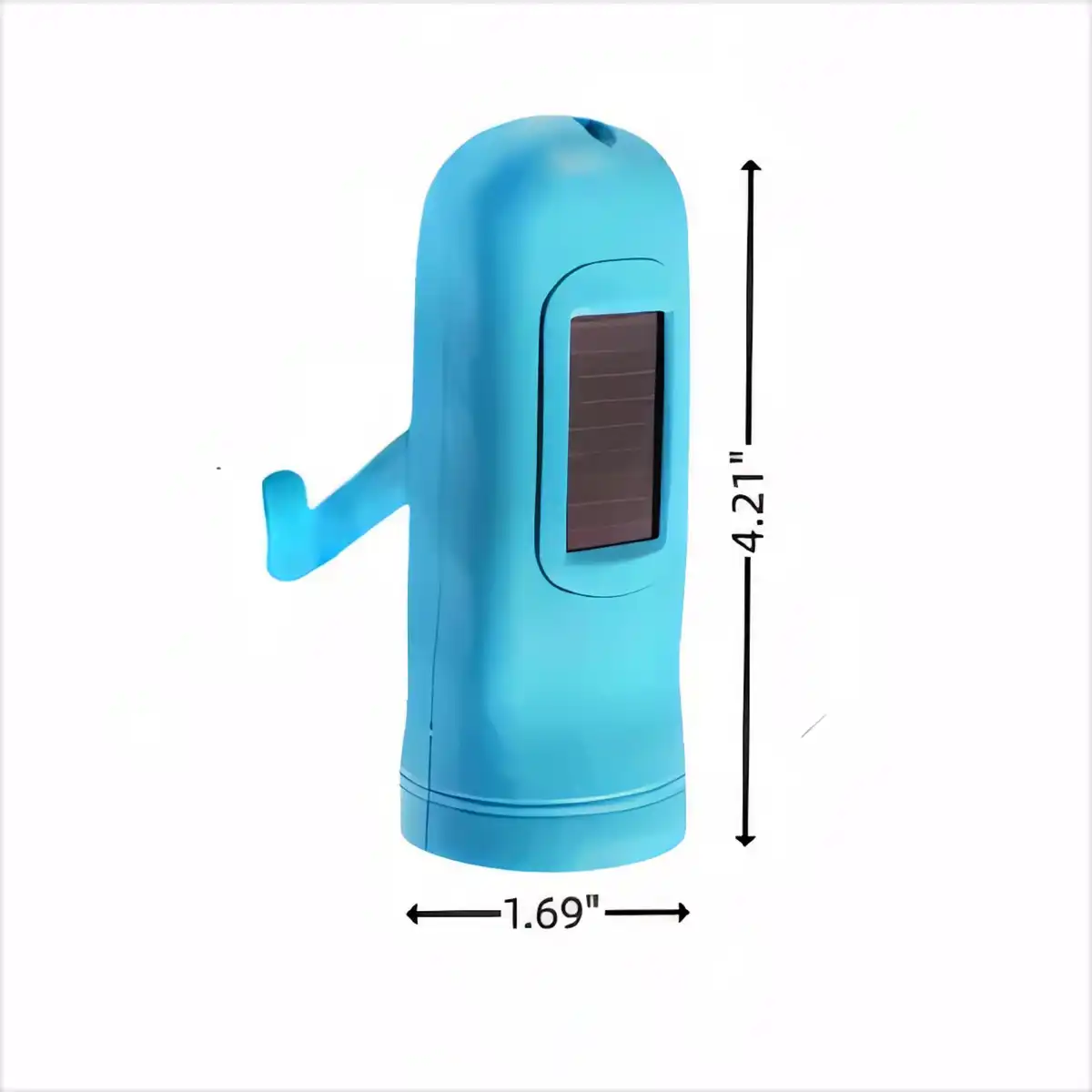 Solar Hand Crank Emergency Flashlight product detail view