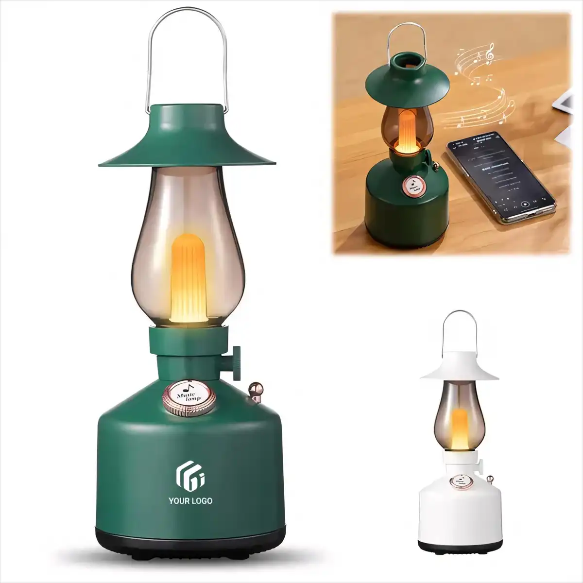 Vintage Bluetooth Speaker Lamp Retro
