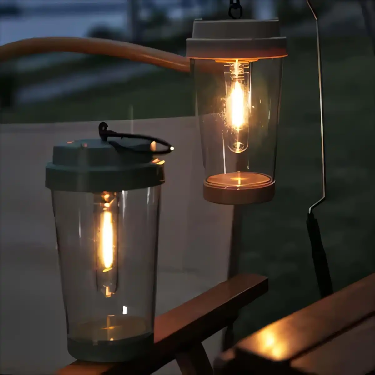 Rugged Waterproof LED Camping Lantern alternate product angle