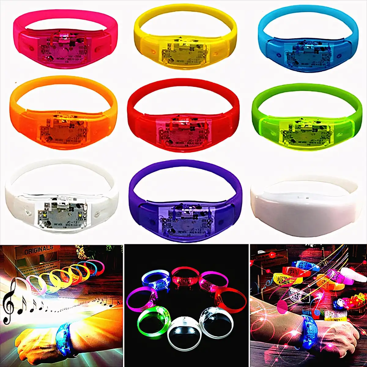 Sound Reactive LED Wristband