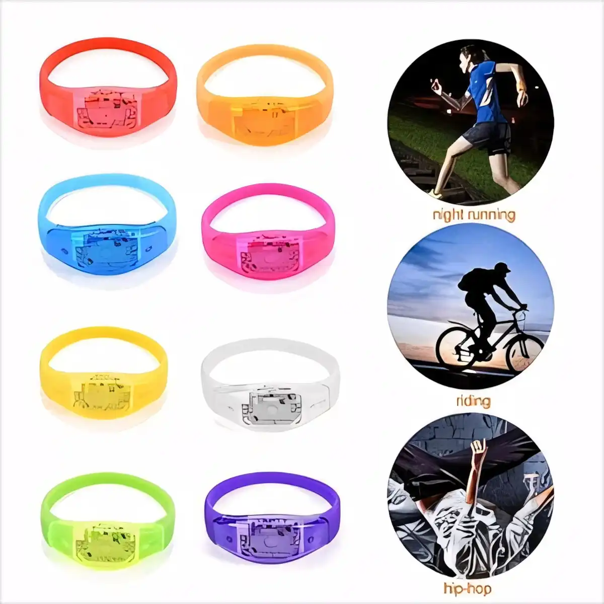 Sound Reactive LED Wristband product detail view