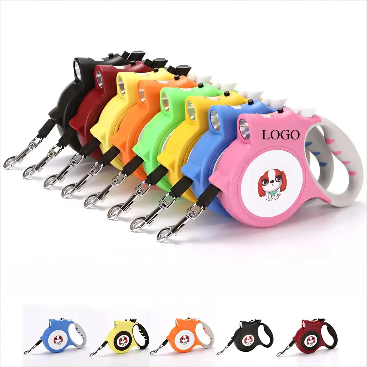 LED Retractable Dog Leash 16ft