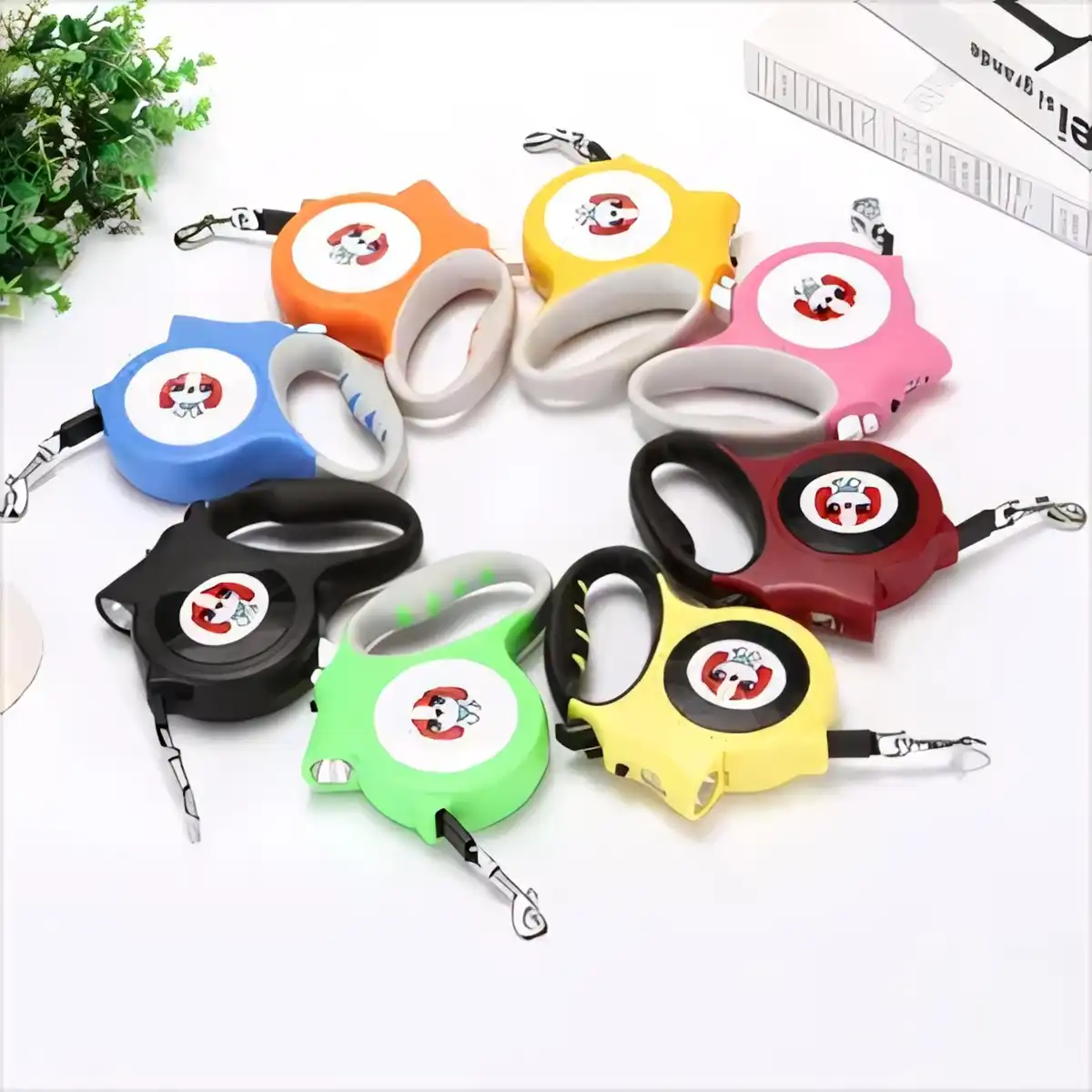 LED Retractable Dog Leash 16ft product detail view