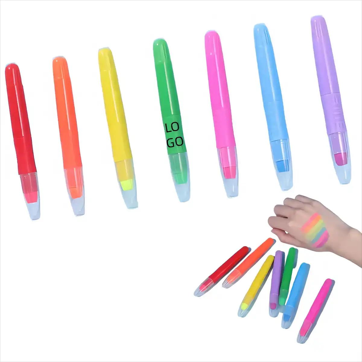 Glow Body Paint Crayons