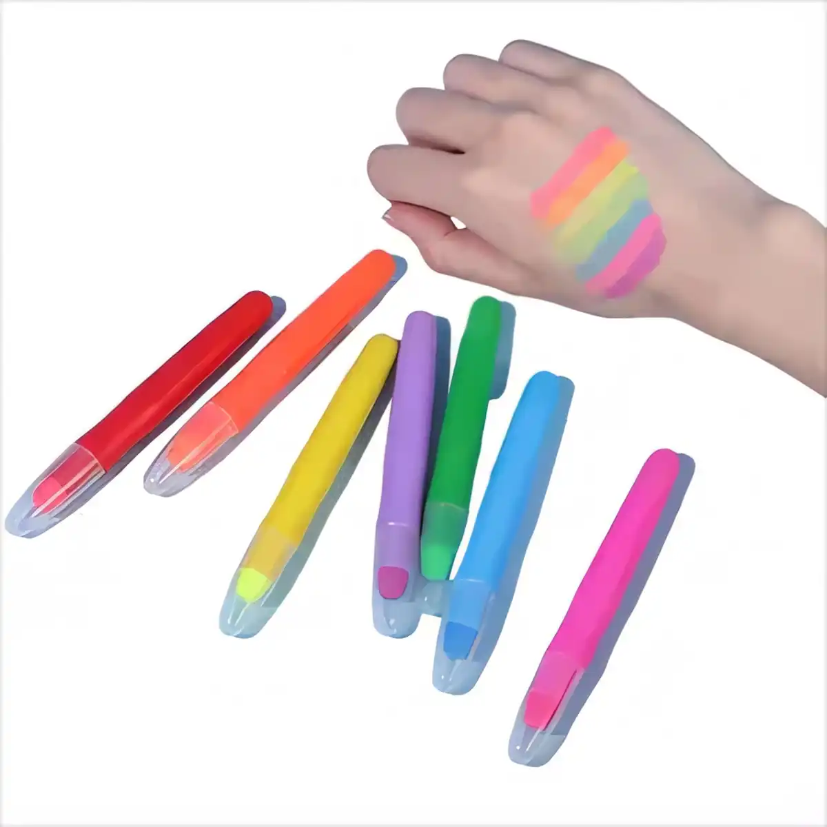 Glow Body Paint Crayons alternate product angle