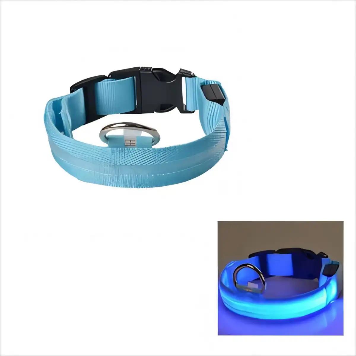 Glow Dog Collar Night Walk alternate product angle