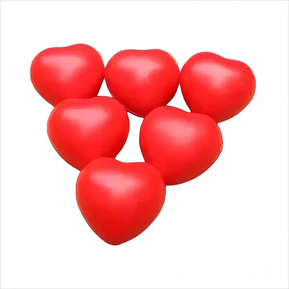 Squeezable Heart Stress Relief Balls product detail view