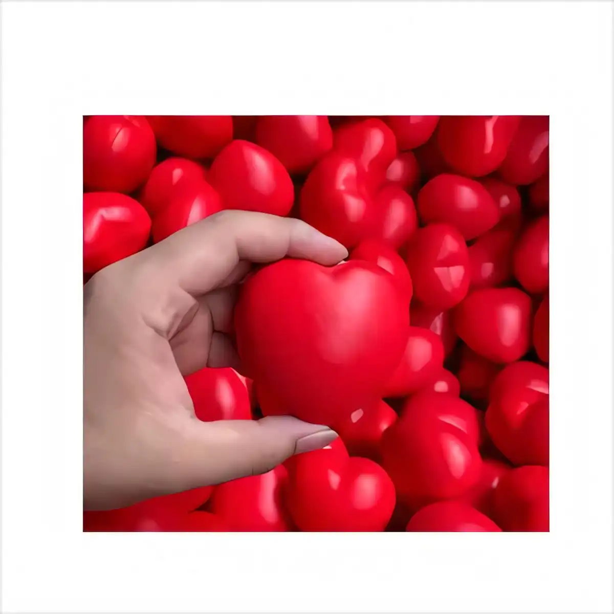 Squeezable Heart Stress Relief Balls alternate product angle