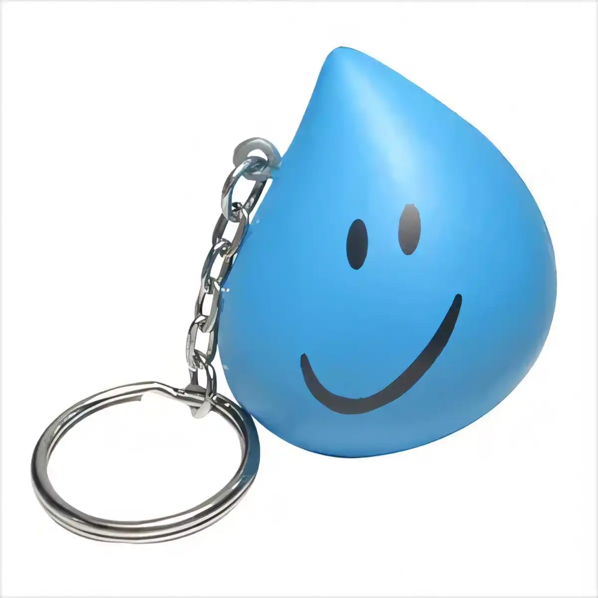 Drop Shape Stress Reliever Keychain product detail view