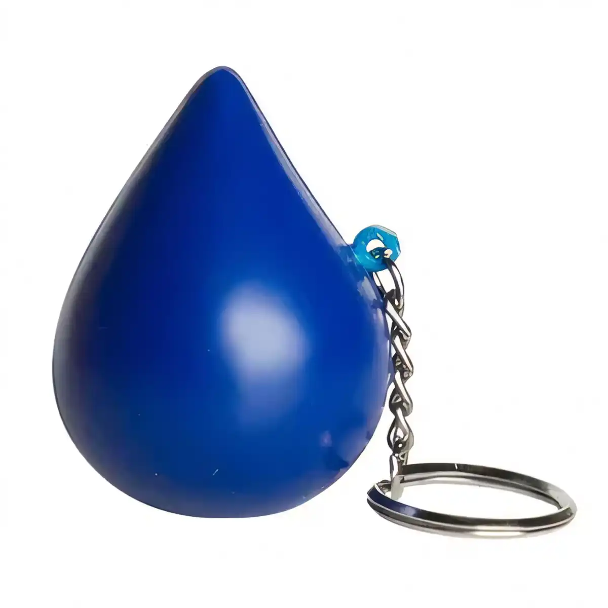 Drop Shape Stress Reliever Keychain alternate product angle