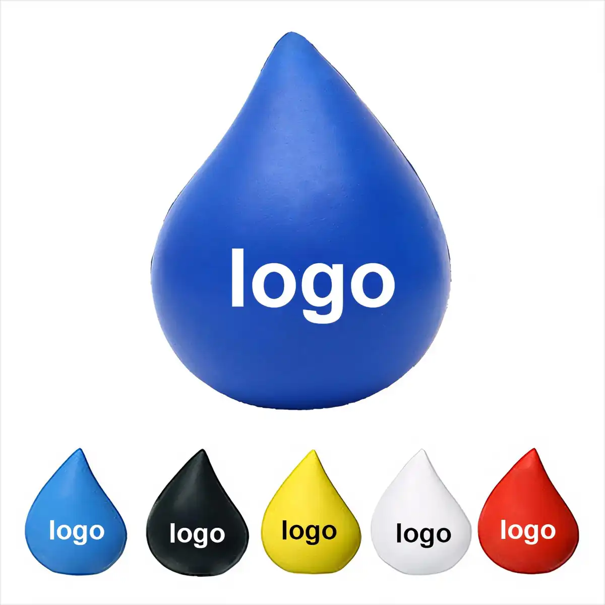 Squeezable Water Drop Stress Reliever