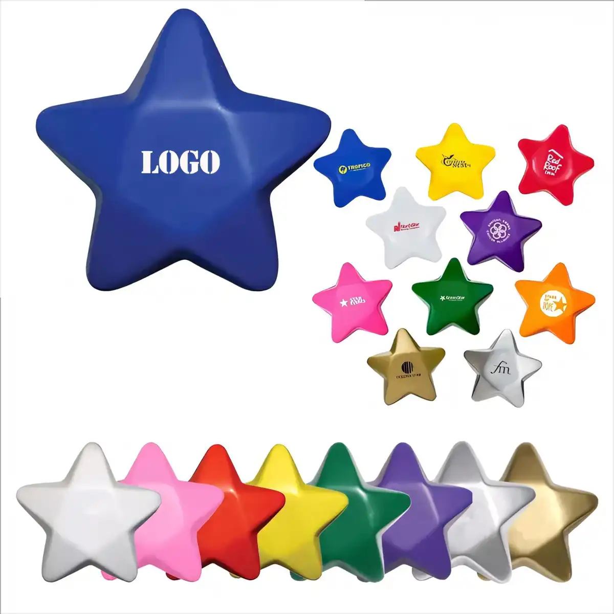 Star Shaped PU Foam Stress Ball