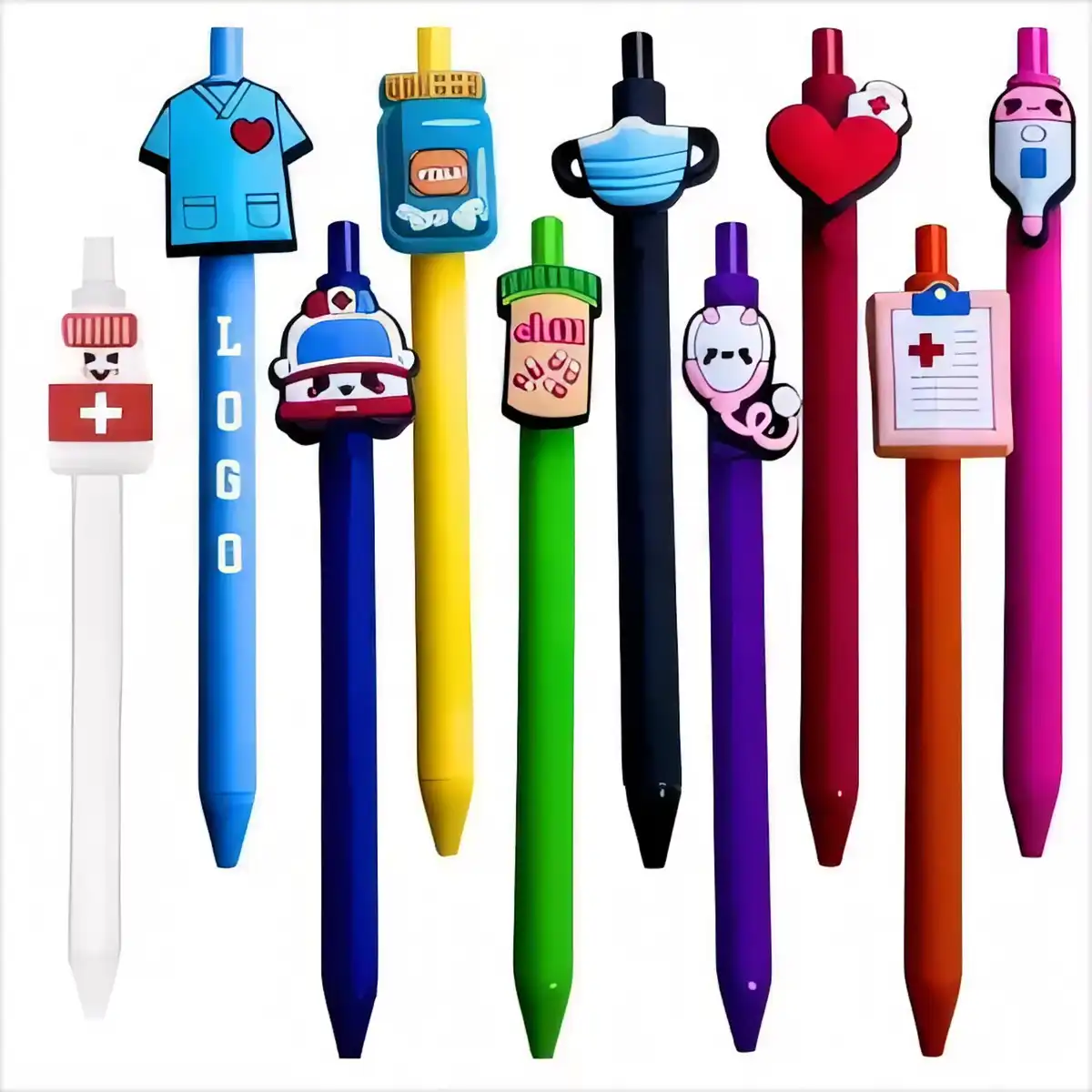 Playful Nurse Pen with Soft Grip product detail view