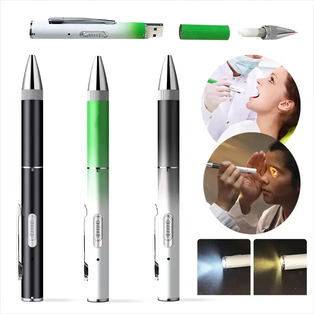 Rechargeable LED Penlight with Magnet