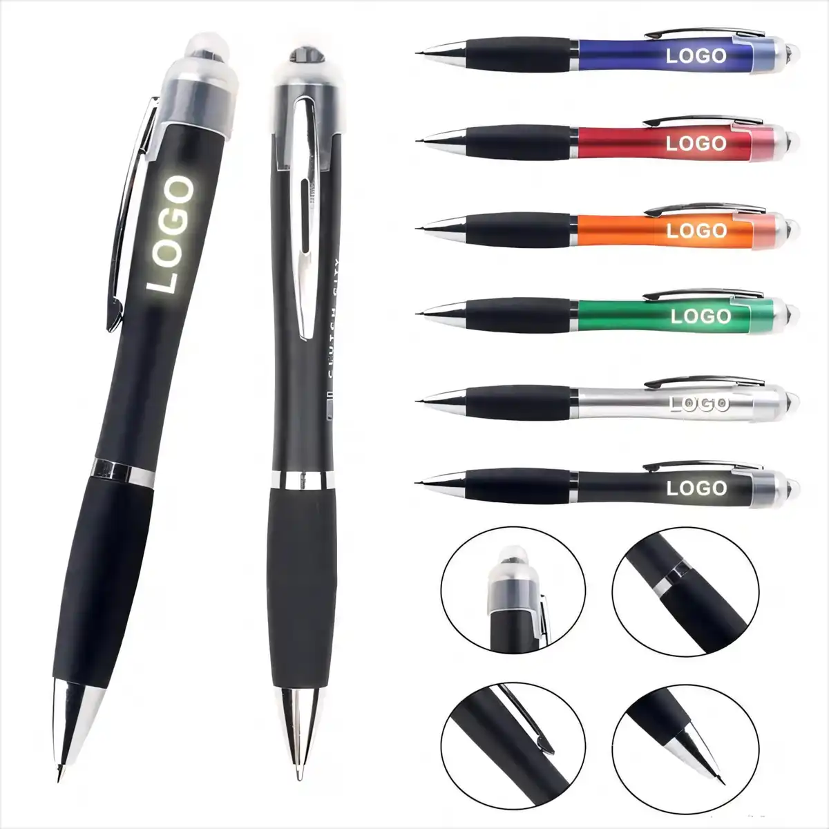 LED Stylus Ballpoint Pen product detail view