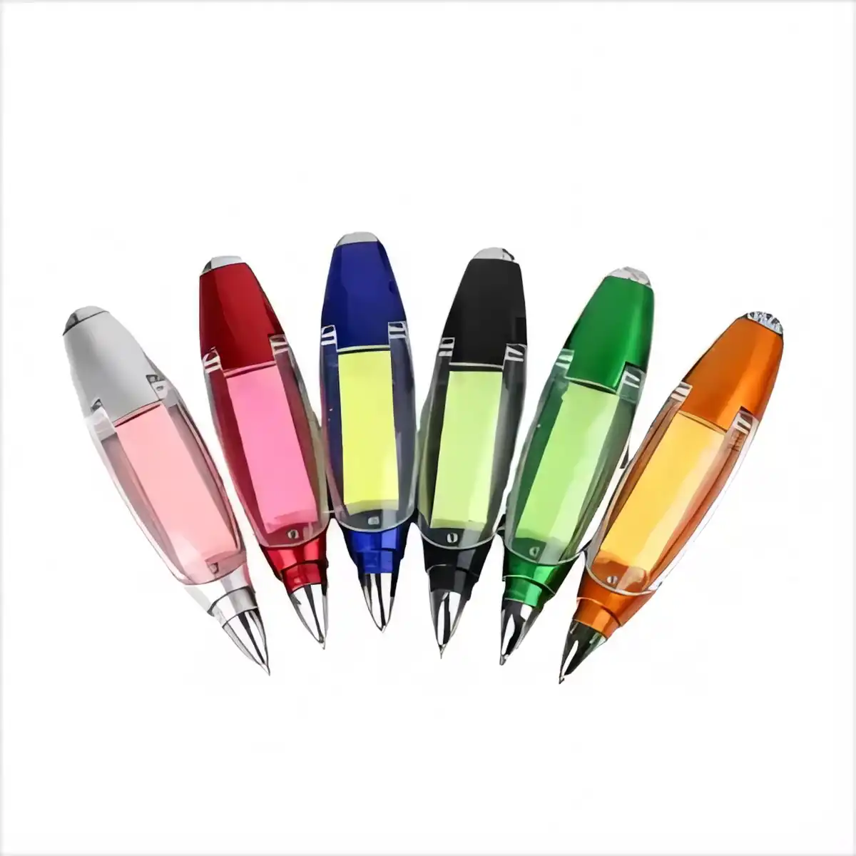 Illuminating Ballpoint Pen with Sticky Notes alternate product angle