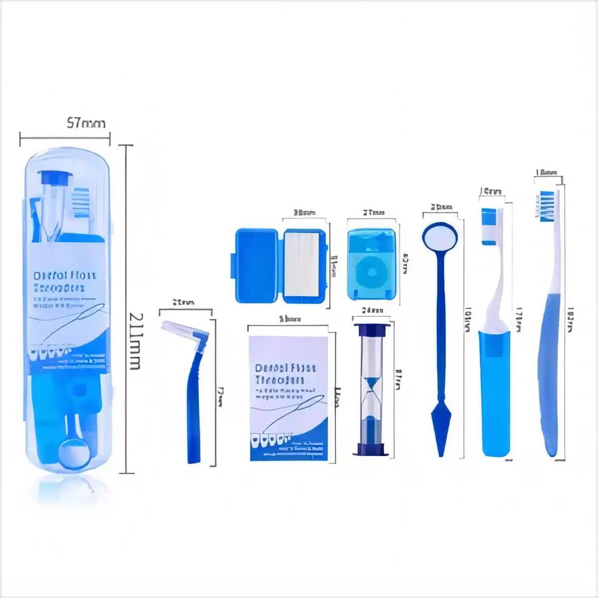 Complete Braces Care Kit 8 Piece product detail view