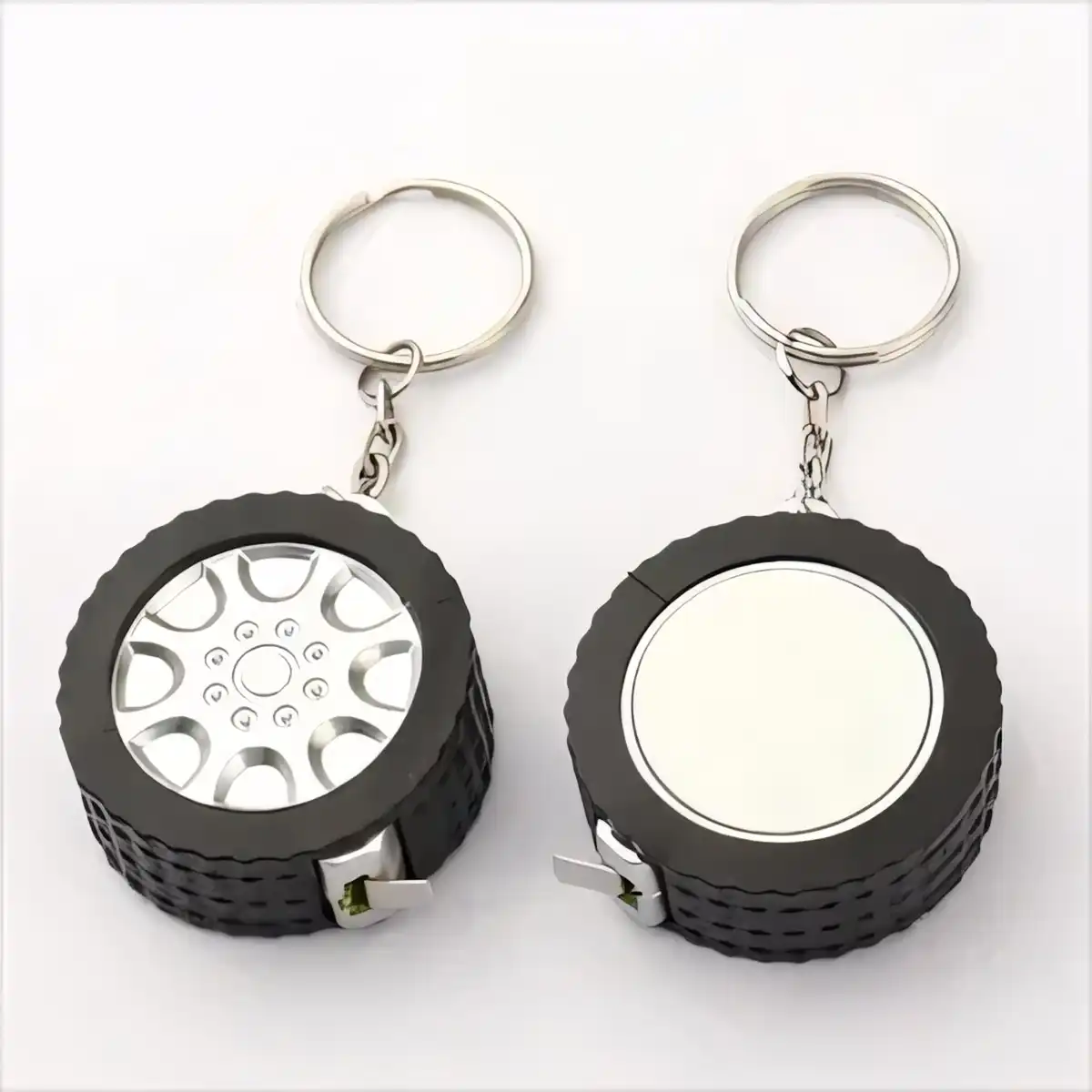 Retractable Tape Measure Keychain alternate product angle