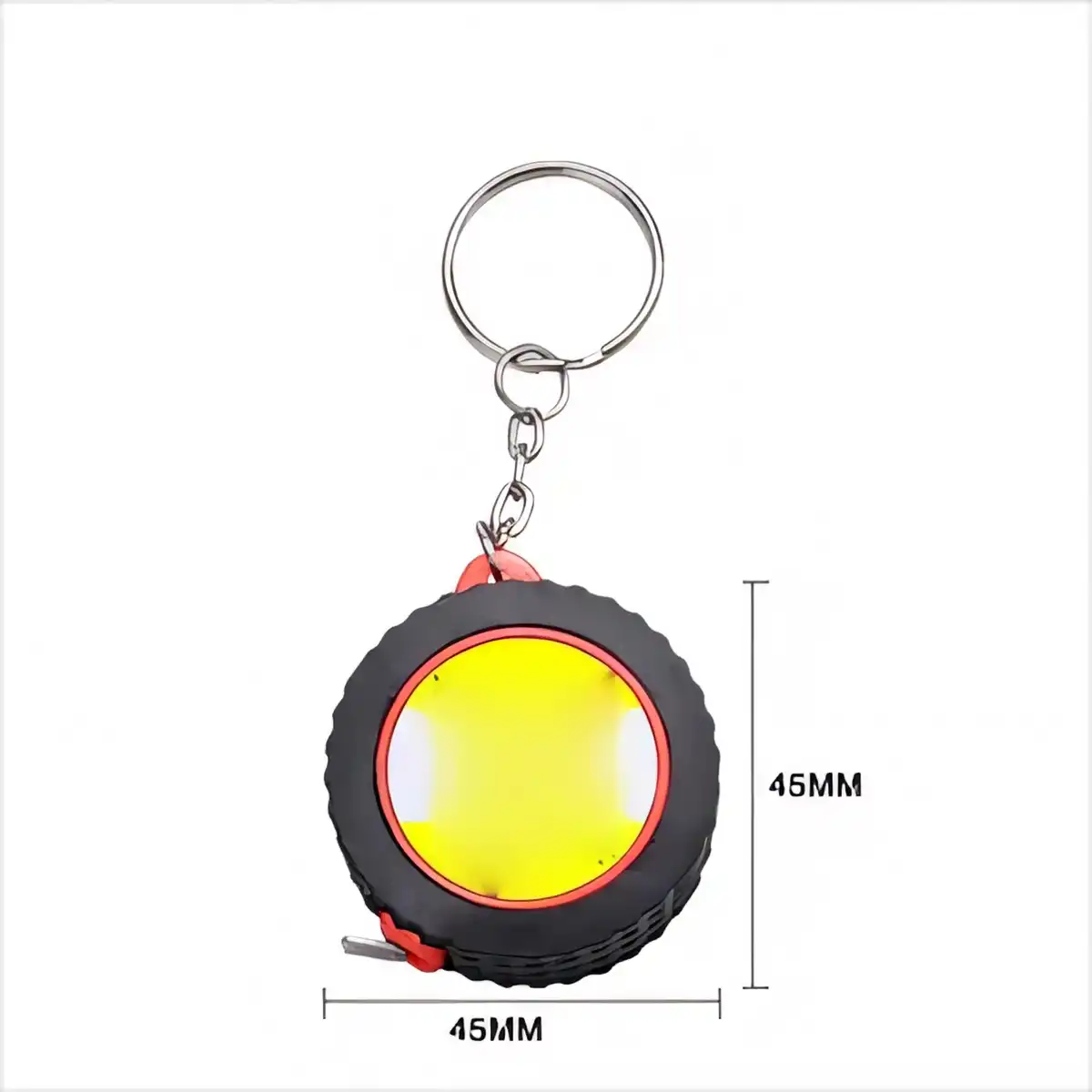Retractable Tape Measure Keychain product close-up