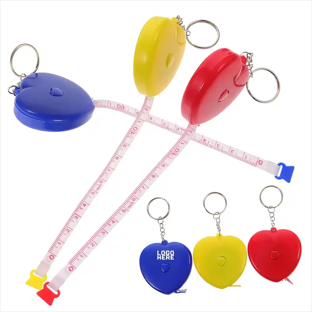 Soft Retractable Heart Tape Measure