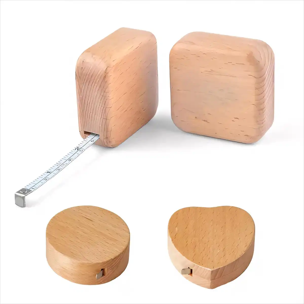 Maple Wood Metric Tape Measure