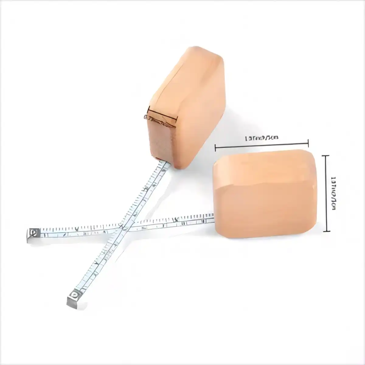 Maple Wood Metric Tape Measure product detail view