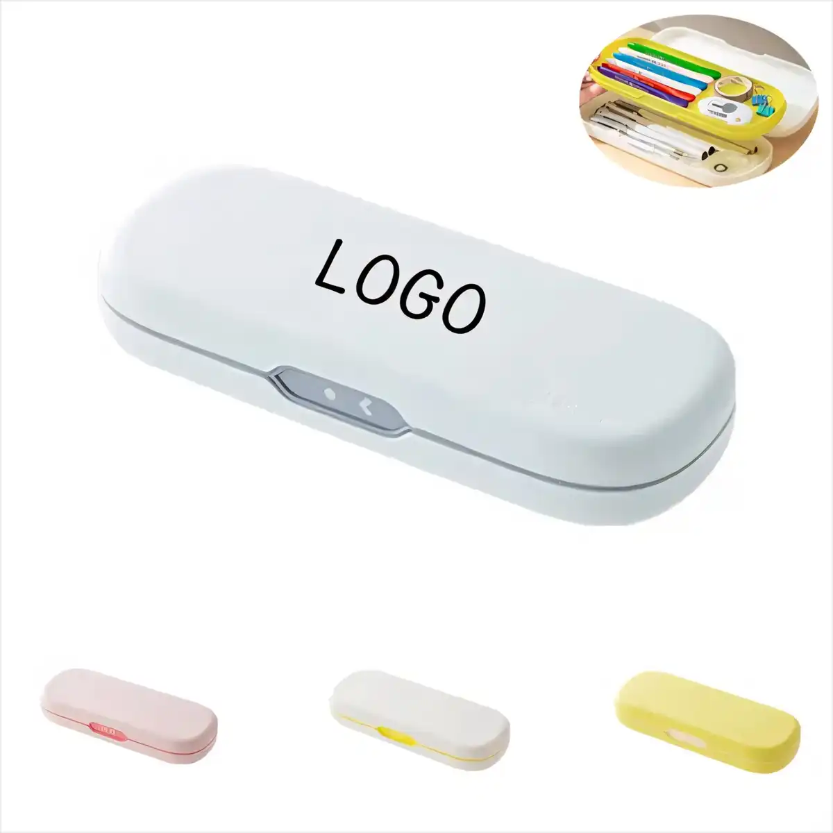 Durable Double Layer Pencil Case