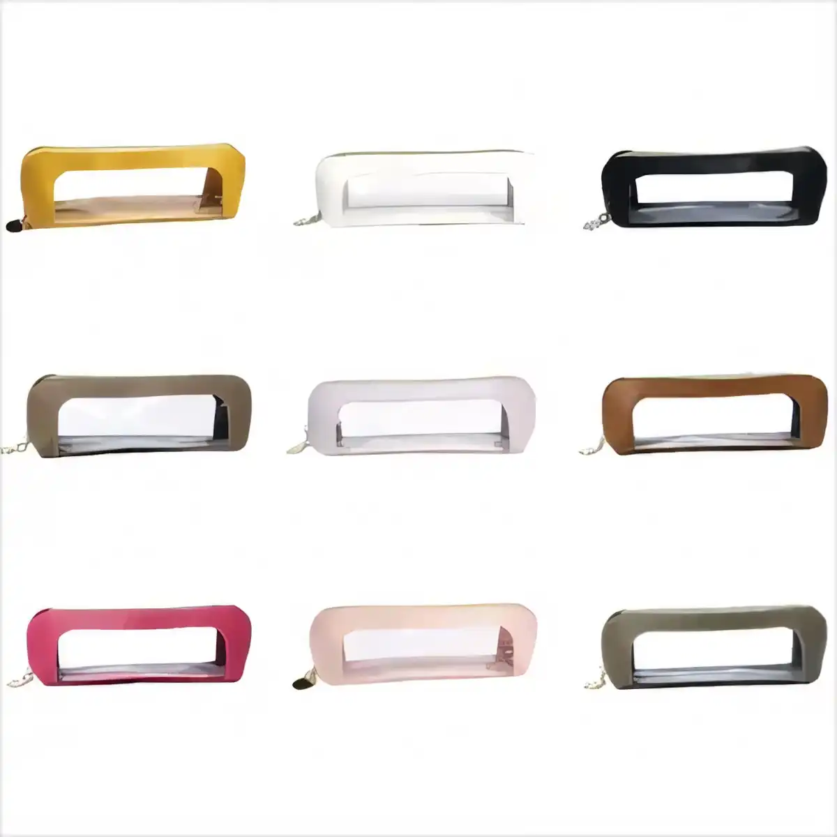 Transparent PVC Cosmetic Travel Pouch alternate product angle
