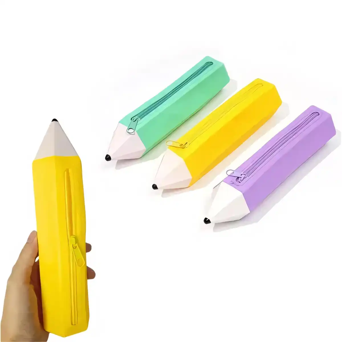 3D Silicone Pencil Case Zipper