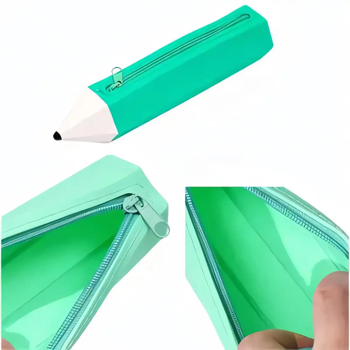 3D Silicone Pencil Case Zipper product detail view
