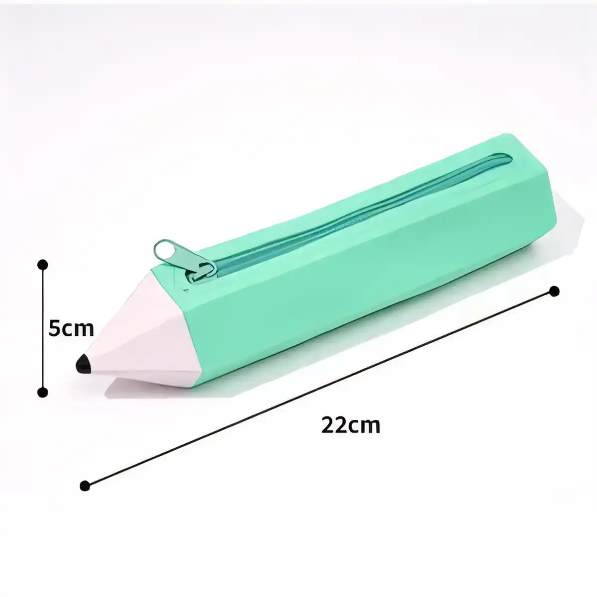 3D Silicone Pencil Case Zipper alternate product angle