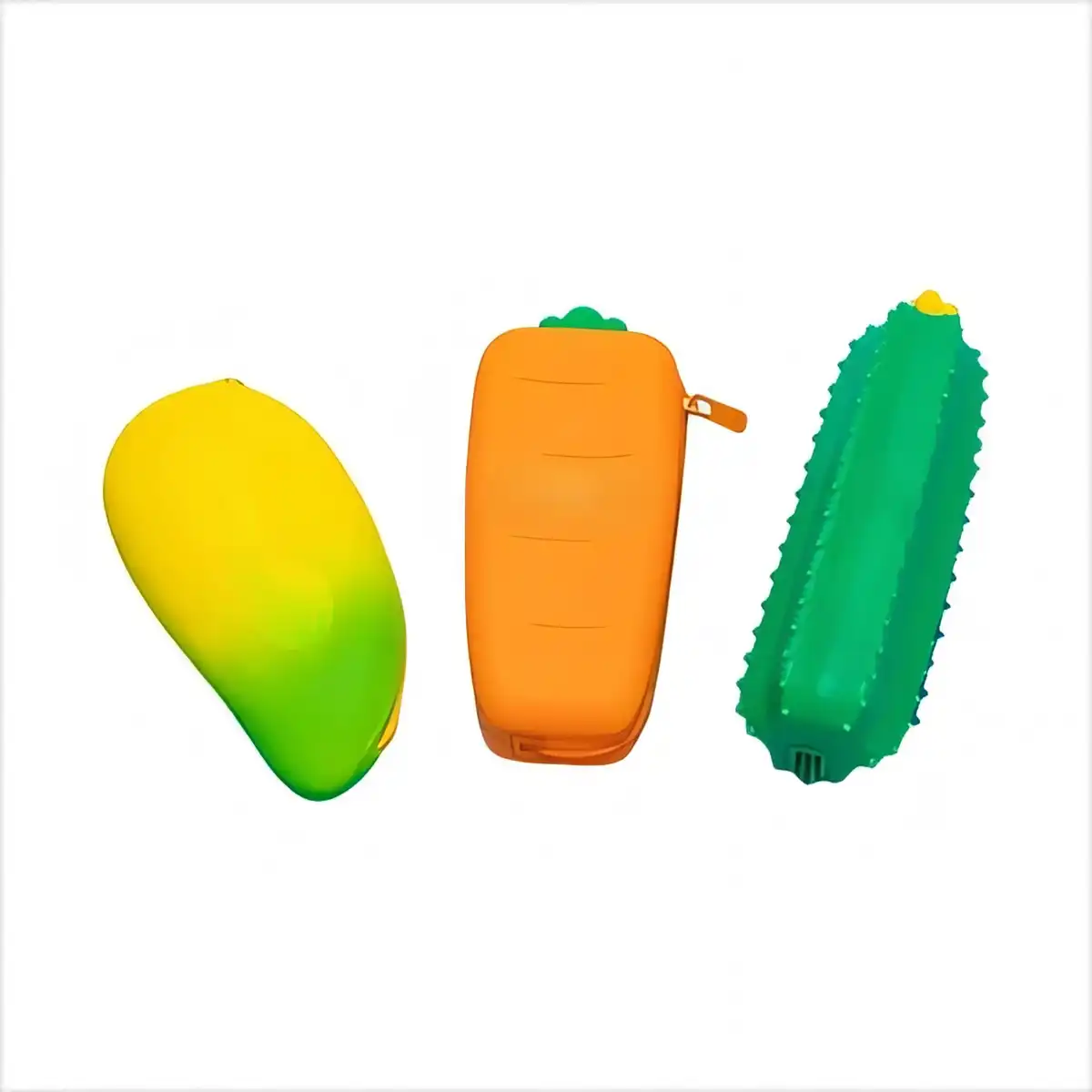 Silicone Cactus Pencil Pouch product detail view