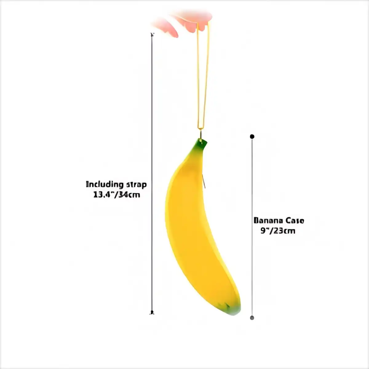 Fun Banana Pencil Pouch alternate product angle