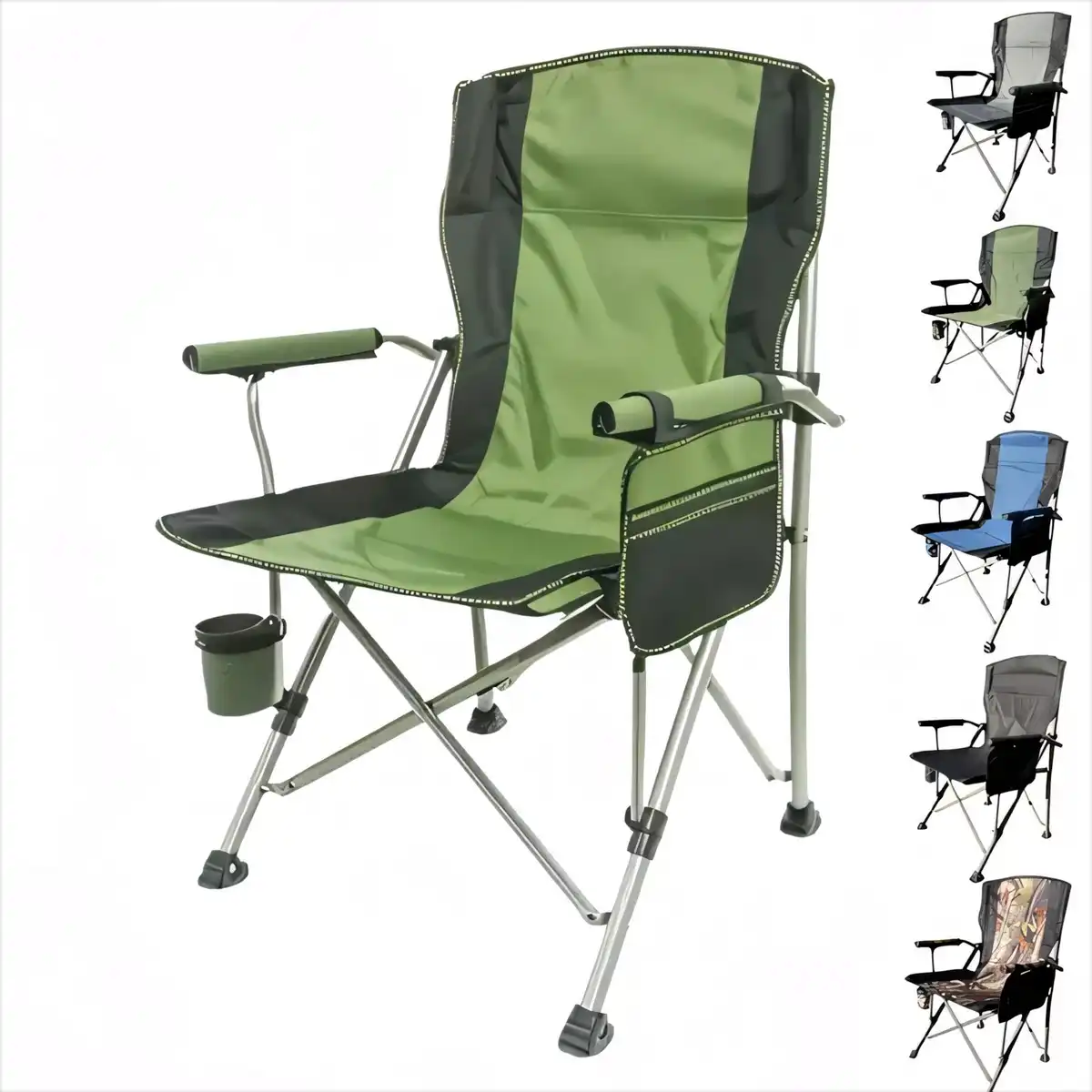 Portable Folding Chair with Cup Holder