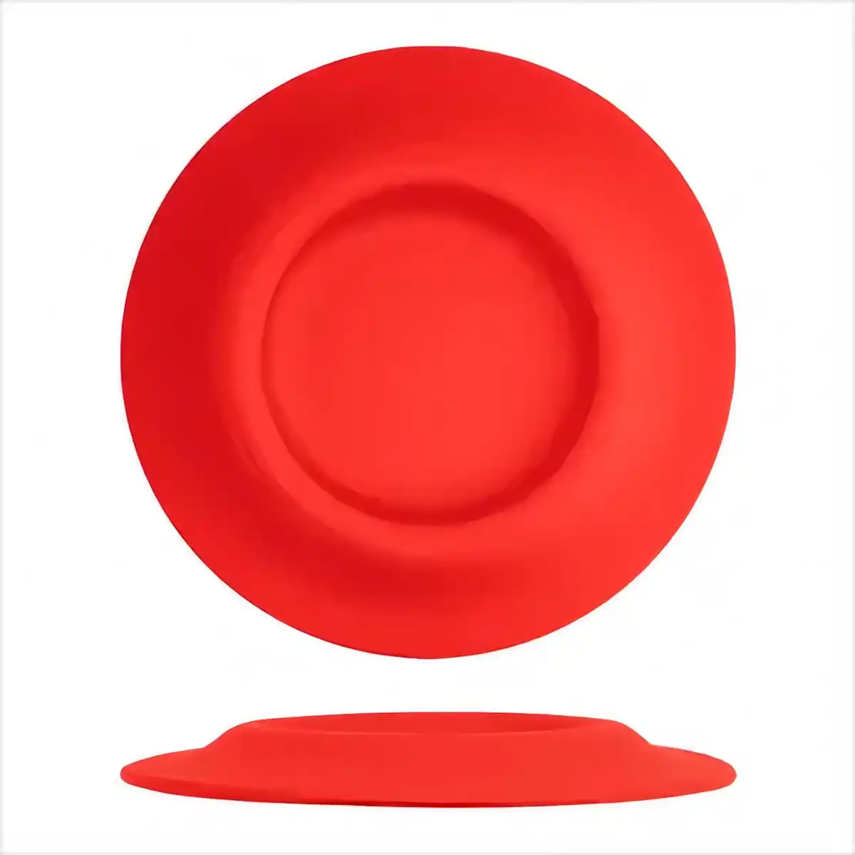 2-in-1 Silicone Pet Travel Bowl product in use