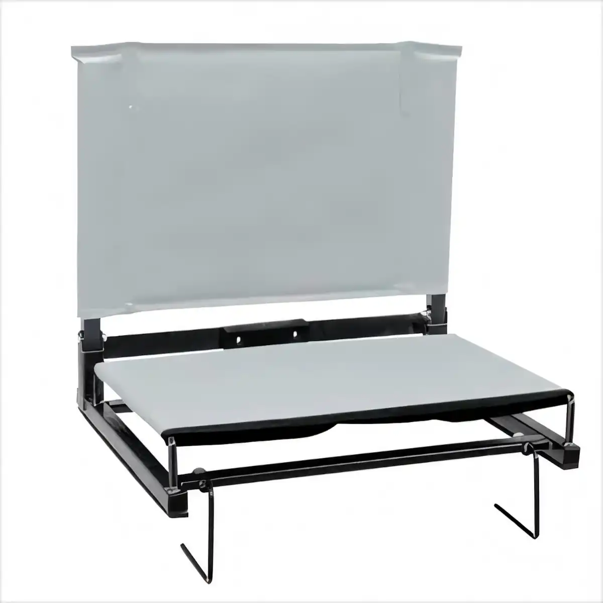 Folding Bleacher Seat with Back Support product in use
