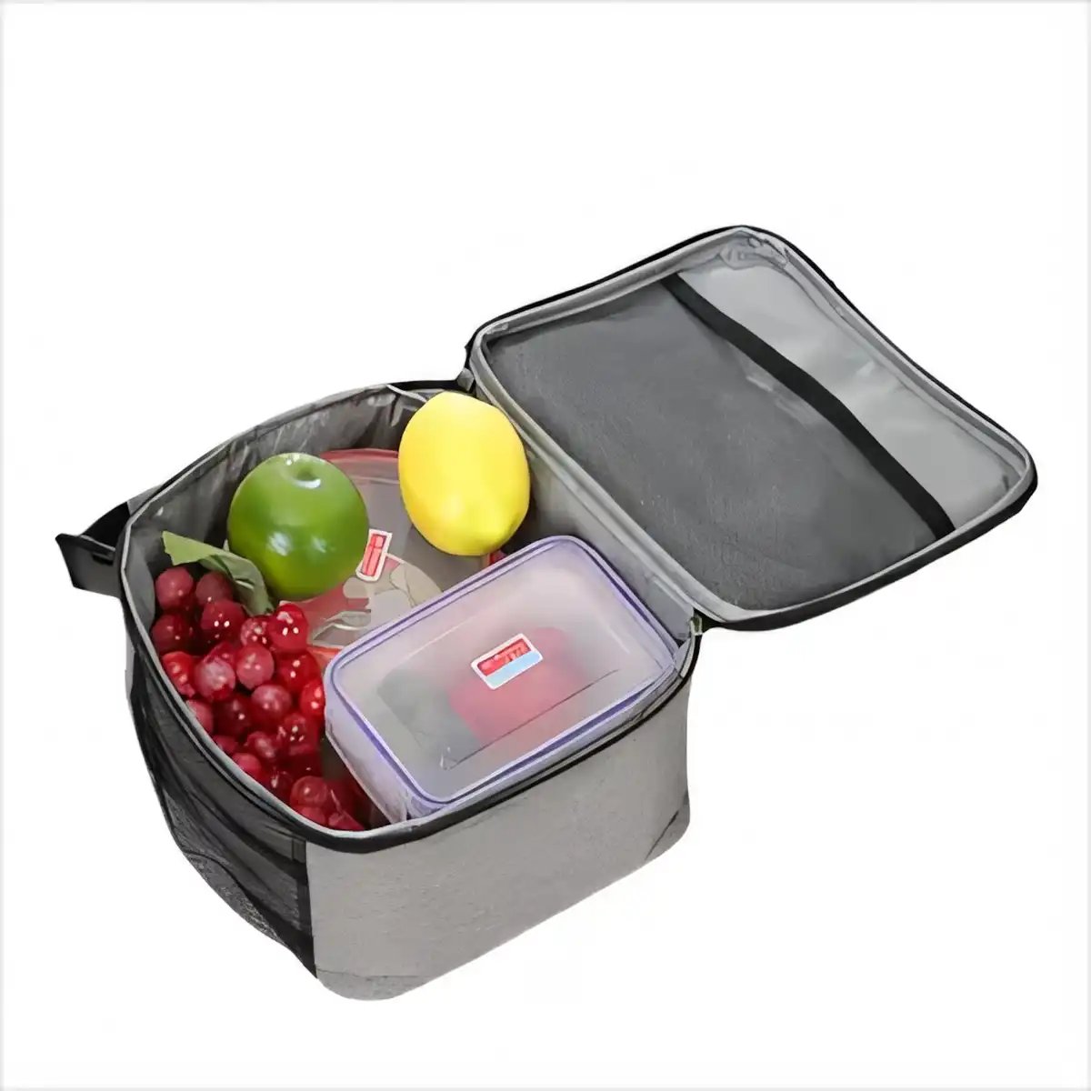 Insulated Lunch Tote with Zipper product detail view