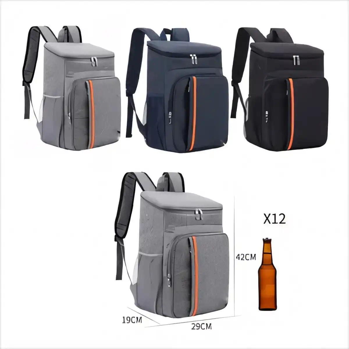 Insulated Cooler Backpack 24 Can alternate product angle